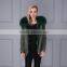 UK Style Wholesale Blue Fox Fur Lined Parka Coat With Raccoon Fur Collar,blue Fox Fur Lined Parkas Supplier's Choice