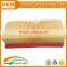Orange PU frame Yellow wood pulp paper air filter element 055129620