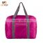 Luckiplus Foldable Travel Duffel Bag Luggage Sports Gym Water Resistant Nylon Pink