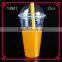 Eco-friendly clear and transparent disposable plastic 12oz PET CUP