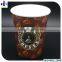 Disposable 12oz Beige Paper With Printed Coffee Cup
