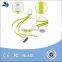 Color optional OEM logo mfi 2 in 1 usb cable for sync / charging