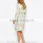 Women Fashion Floral Soft Trench Coat