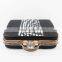 2015 new design vintage shiny handbag with rhinestone crystal diamond frame