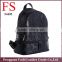 fashionable custom leather bag hot selling black snakeskin pu backpacks