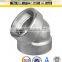 Forged Stainless Steel 304 3000Lbs 3 1/2" Inch Socket Weld Elbow Pipe Fittings