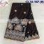 CL14-167 (7-10) Nigeria designer George lace embroidery lace wedding dress to match velvet george