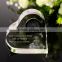 Wholesale Small Heart Shaped Crystal Table Clock for Decoration and Gift