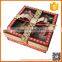 paper christmas gift box with window lid