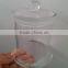 Cylinder Shape Storage Glass Jar Thick Material Frosted Lid Glass Specimen Bottle