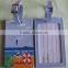 Accept custom design pvc luggage tag for travel in 