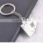 Creative Keychain Design Poker Card Charm Circle Ring Fashion Keyring Decoration Key Holders