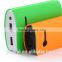 Mobile power bank 5600mah, portable charger for Samsung, iphone, ipad, smart phone, CE/Rohs/FCC