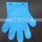 HDPE/LDPE food grade hand gloves disposable plastic gloves for cleaning