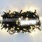 series string xmas decoration light with solar panel for supermarket 10meter 20meter 100meter