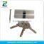 double normal computer brass handle magnetic night euro profile tubular key door handle electronic lock cylinder with knob