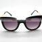 unisex transparent frame metal leg Costomized cheap fashion sunglasses