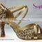 Wholesale leopard ladies fashion latin dance shoes