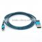 Factory price 1M For Samsung Fabric Braided Micro USB Cable with data and charging cable