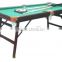 4' Factory promotion 3 in 1 multifunctional table games table. Snooker table, push hockey table, table tennis table