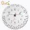 Beautiful MDF round wood wall clock for decoration