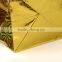 Embossing and logo gold foil custom printed black high quality paper gift bag