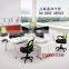 Modern design office furniture wooden office table 4 person call center workstation