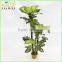 decorative artificial big leaves dieffenbachia plant trees plastic trunk