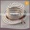 Party Unisex Fedora Trilby Gangster Cap Summer Beach Sun Straw Panama Hat Cap Short Wide