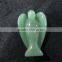 Cute Aventurine Quartz Stone Angel Pendant Chain Necklace Fashion Jewelry