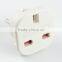 9625 uk 3 pin to europe 2 pin adaptor plug, Shenzhen electric suppliers