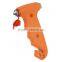 2 in 1Car Safety Hammer with Window Breaker and Seatbelt Cutter (Yellow)