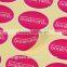 Waterproof gum paper sticker for coffee