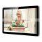 high sale hd 1080p 16:9 wall mounted 65inch six vedio media ad player