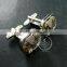 15x18mm vintage style steam punk watch movement core rhodium,metal gun black fashion cuff links 6600067