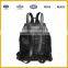 Golden Manufacturer Trendy Soft PU Leather Material Standard Size Girls Backpack Casual Bag