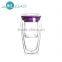 Portable double wall glass tea infuser bottle with tea strainer