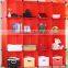 Big red color shoe storage shoe cabinet shelf cardboard diy interlocking shoe storage