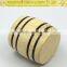 Pine wood cigar storage barrel,unfinished cigarette barrel,wooden storage barrel