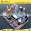 Top quality perspex cheap personalized makeup box with tray from dongguan supplier