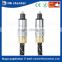 low price heavy duty metal connectors braided jacket gold 5mm toslink digital optical audio cable supports DVR CD player