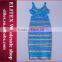 2015 Wholesale blue braces skirt high quality plus size bandage dress