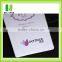 Logo printing cheap price Paper clothing custom hang tag