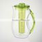 Creative heat cold Kettle high bulk acrylic cold water bottles to store fruit Chinese herbs tea Kettle