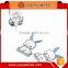 multifunctional cute QQ penguin shaped stainless steel sticky hanger hooks 2pcs set