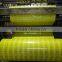 black printed yellow or red woven fabric traffic barrier