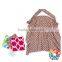 White Red Polk Dots Mum Udder Covers Breastfeeding Baby Infant Nursing Blanket Cloth