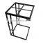 Dongguan furniture modern metal iron black end side table frame