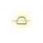 Nickel Finish Metal D Ring / Metal Hardware Ring / Steel Rings