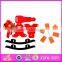 2016 new fashion baby wooden outdoor spring rocking horse W16D086